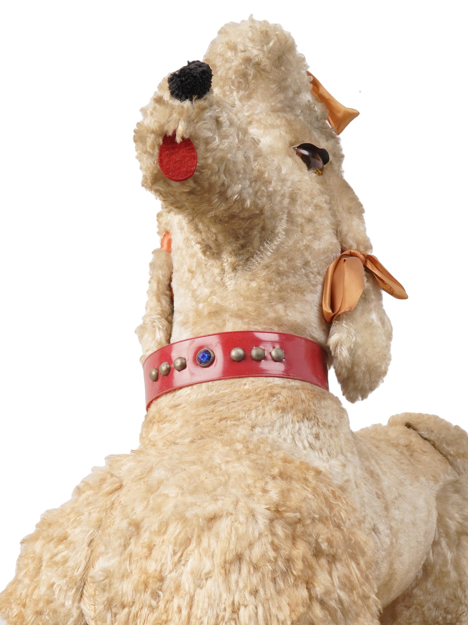 MID CENTURY PLUSH POODLE DOG ANIMAL CHILDREN TOY PIC-5